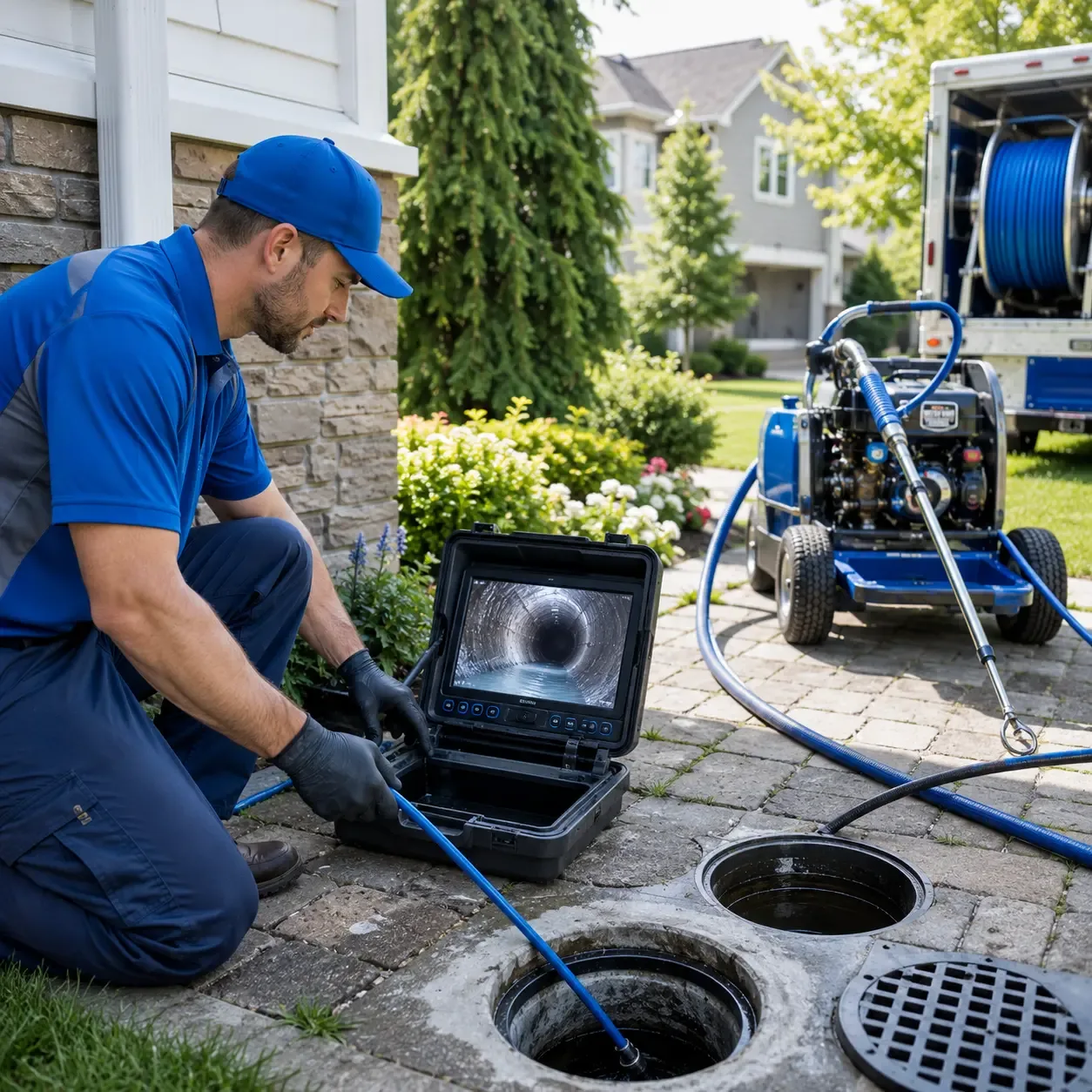 Outdoor drain cleaning professionals serving Wilburn, AR